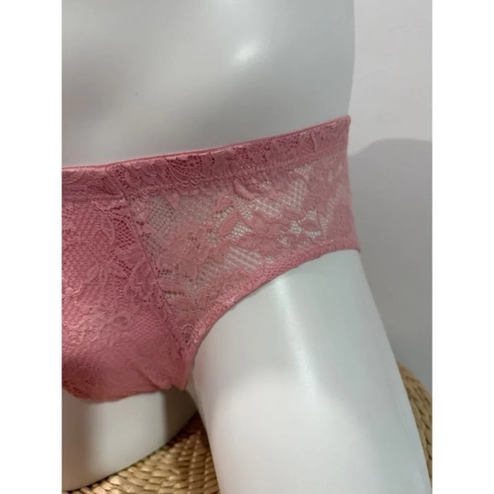Cosabella Never Say Never Comfort Micro Brief Jaipur Pink Lace Mid Rise Brief M